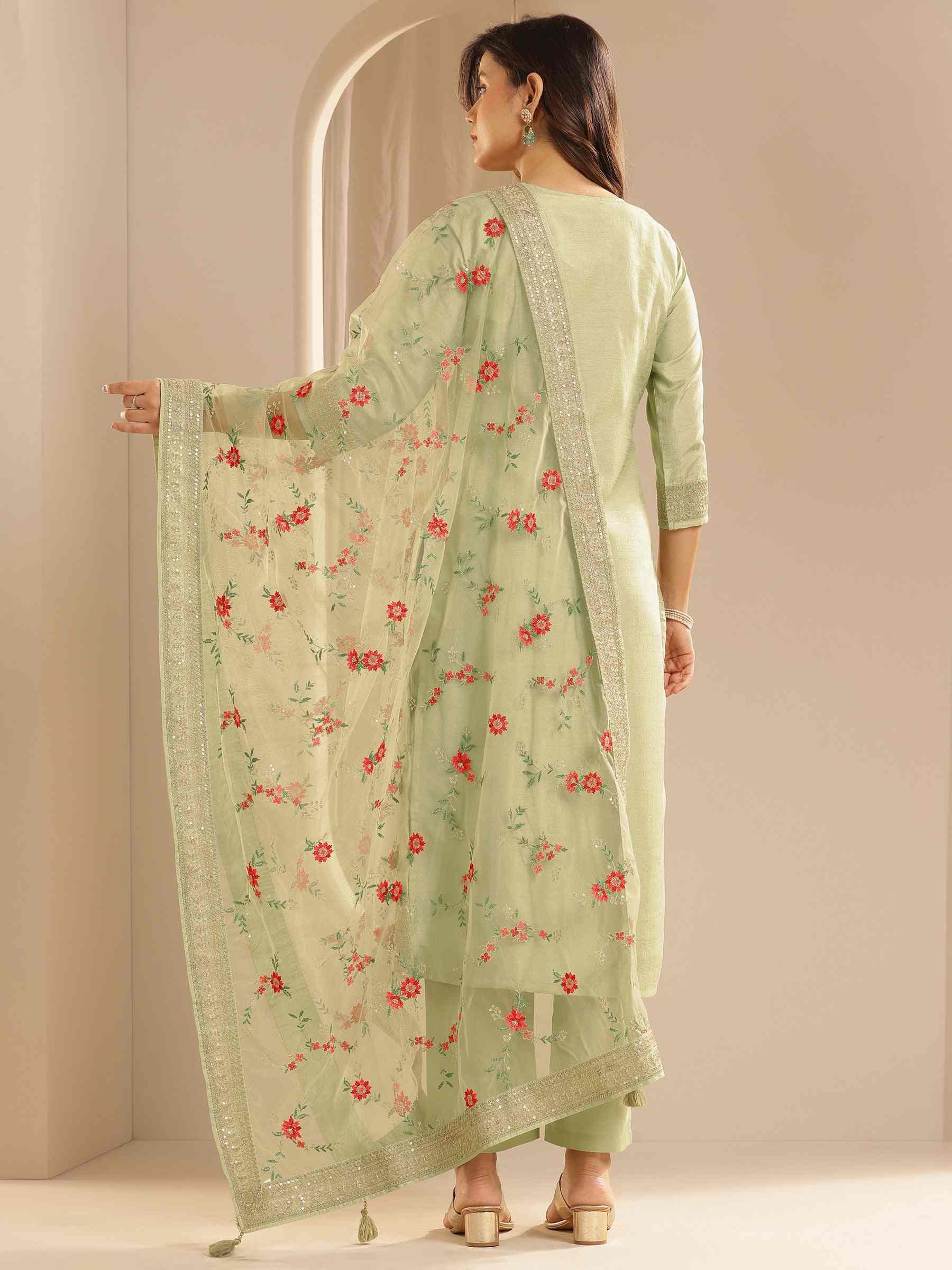 LIBAS LADIES WESTERN KURTI 3PCS SET