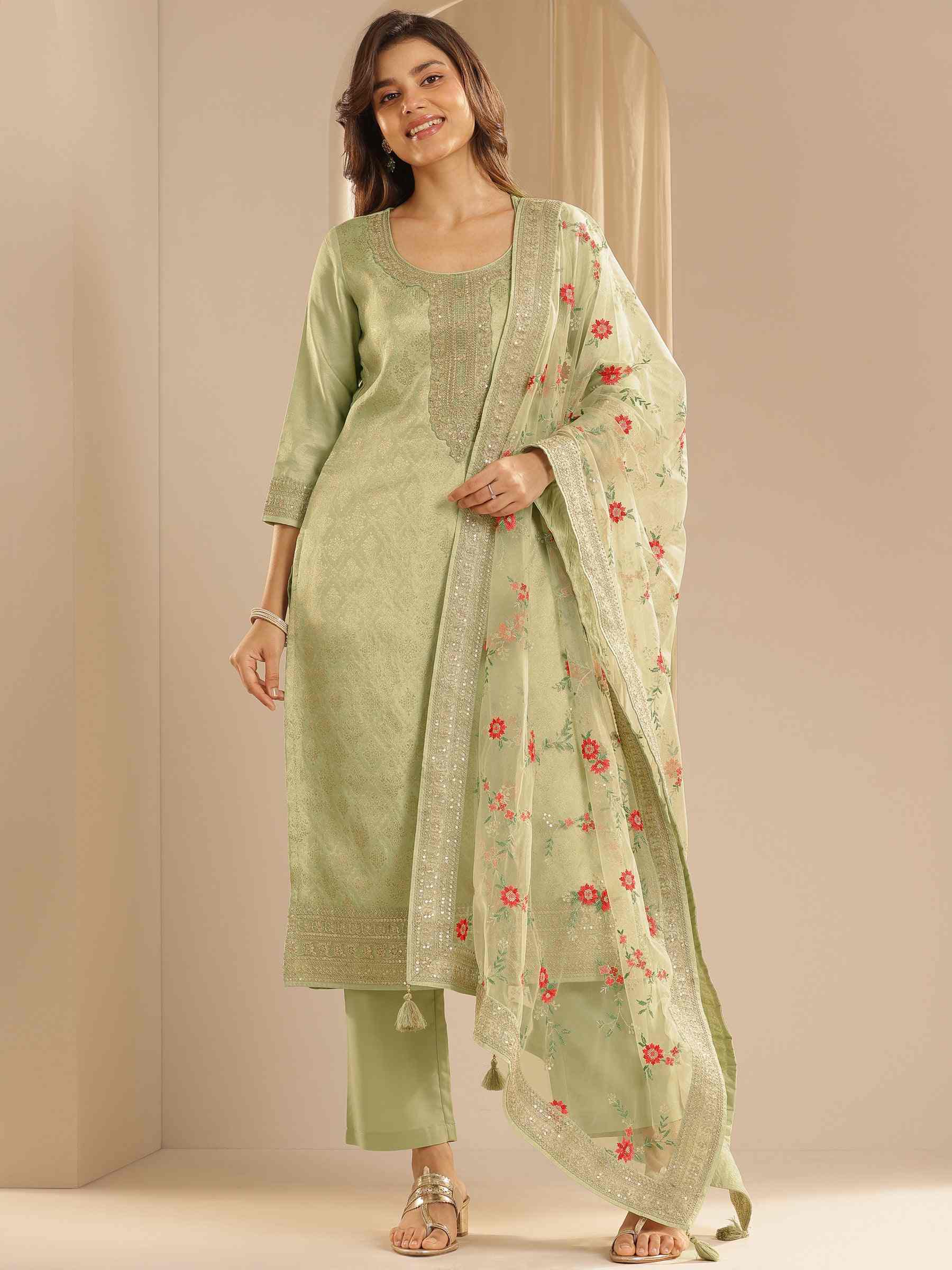 LIBAS LADIES WESTERN KURTI 3PCS SET