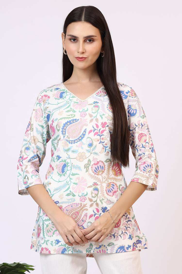 W LADIES WESTERN KURTI 1PCS