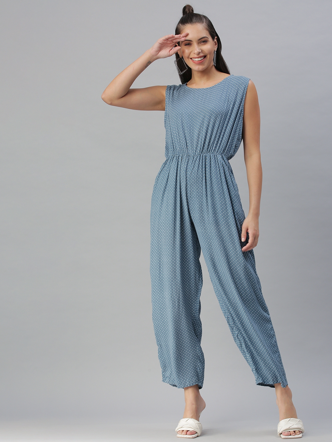 Buy Blue Jumpsuits &Playsuits for Women by SHOWOFF Online
