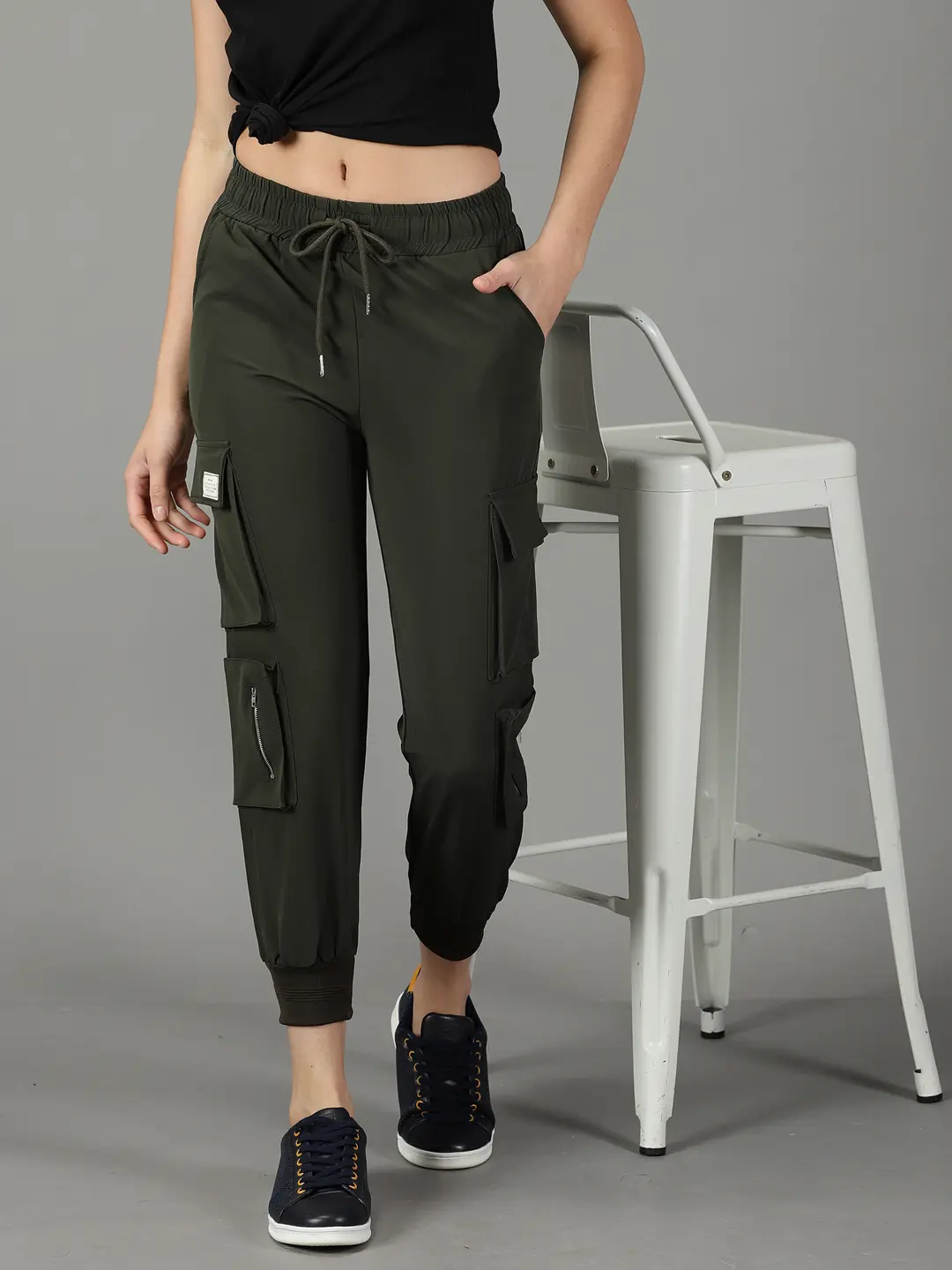 Buy Grey Track Pants for Women by Chkokko Online  Ajiocom