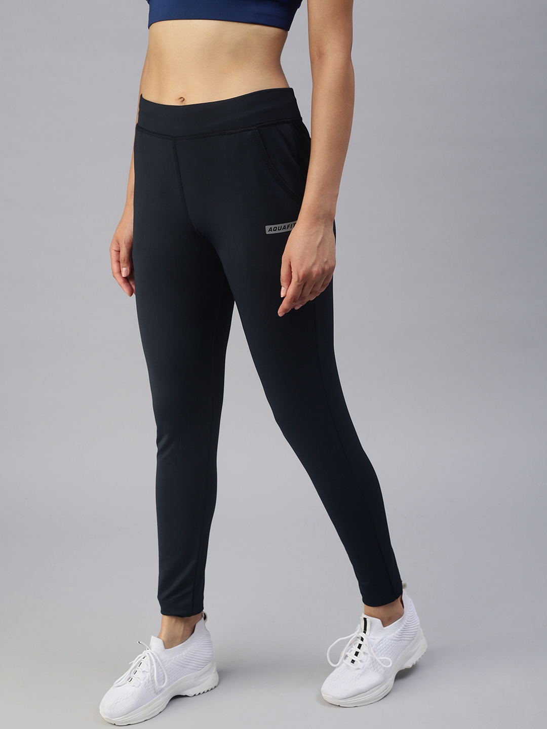 Buy Tuna London Military Polycotton Lycra Solid Tight Fit Track Pant For  Women (S) Online