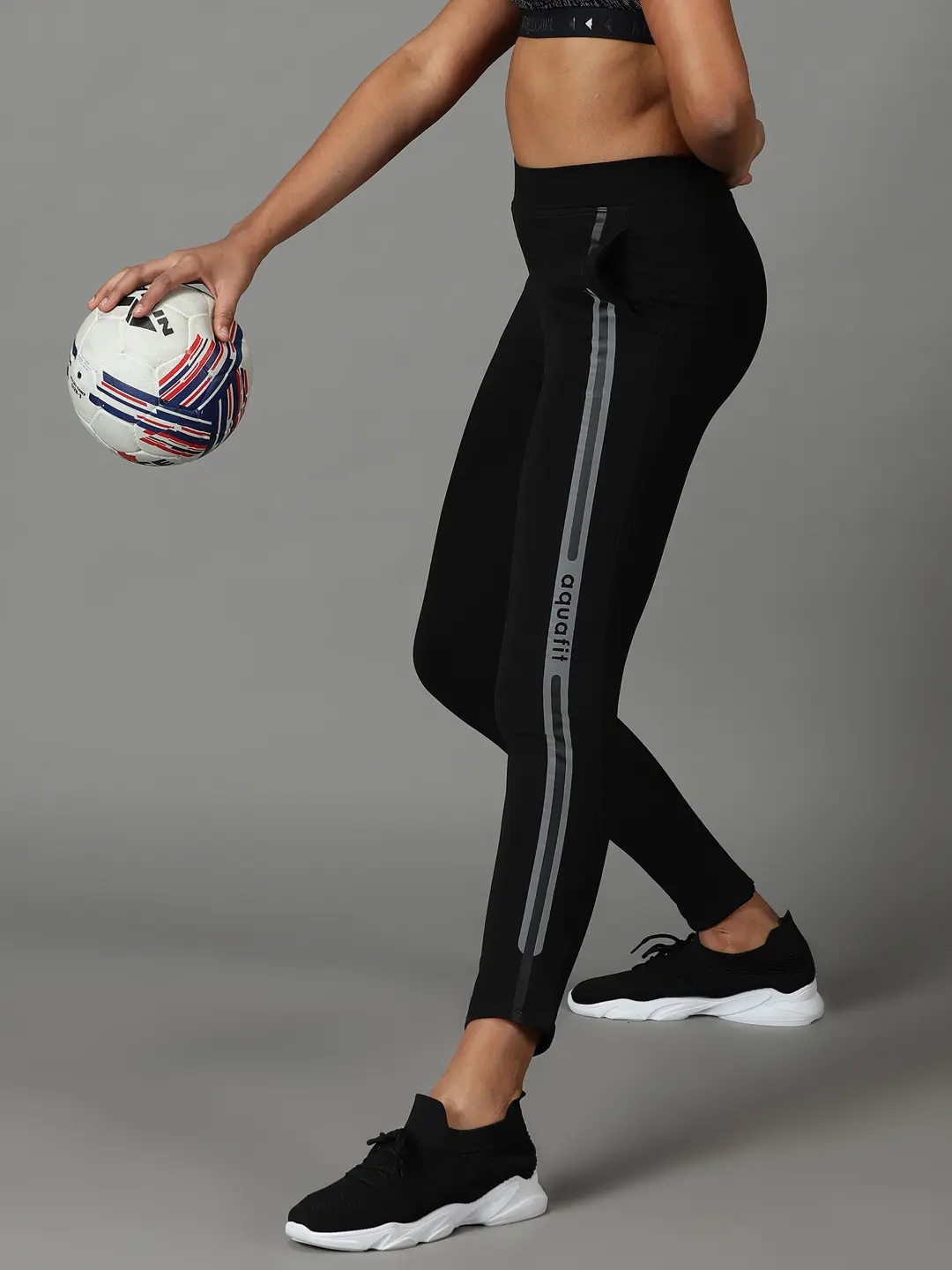 Showoff | SHOWOFF Women Black Solid  Slim Fit Track Pant 0