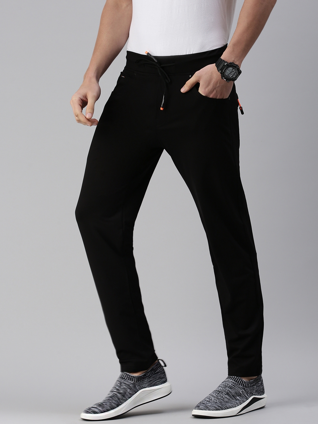 ZOMIX FASHION Self Design Men Black Track Pants - Buy ZOMIX FASHION Self  Design Men Black Track Pants Online at Best Prices in India | Flipkart.com