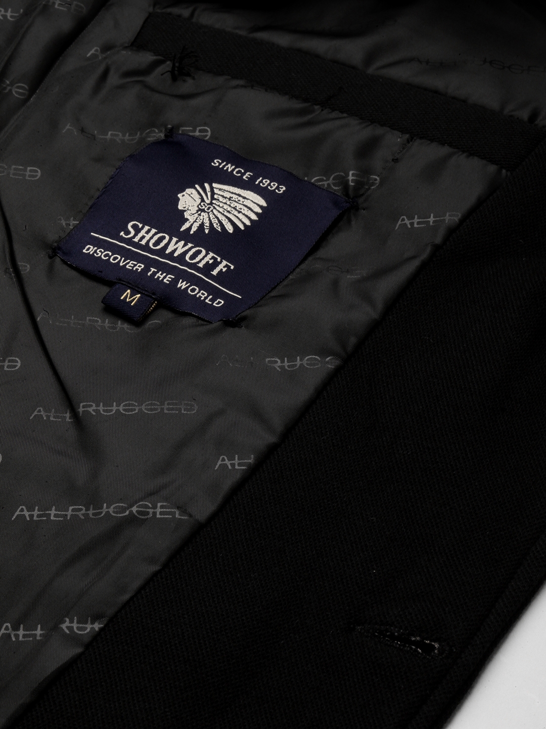 Showoff | SHOWOFF Men Black Solid  Notched Lapel Full Sleeves Open Front Blazer 8