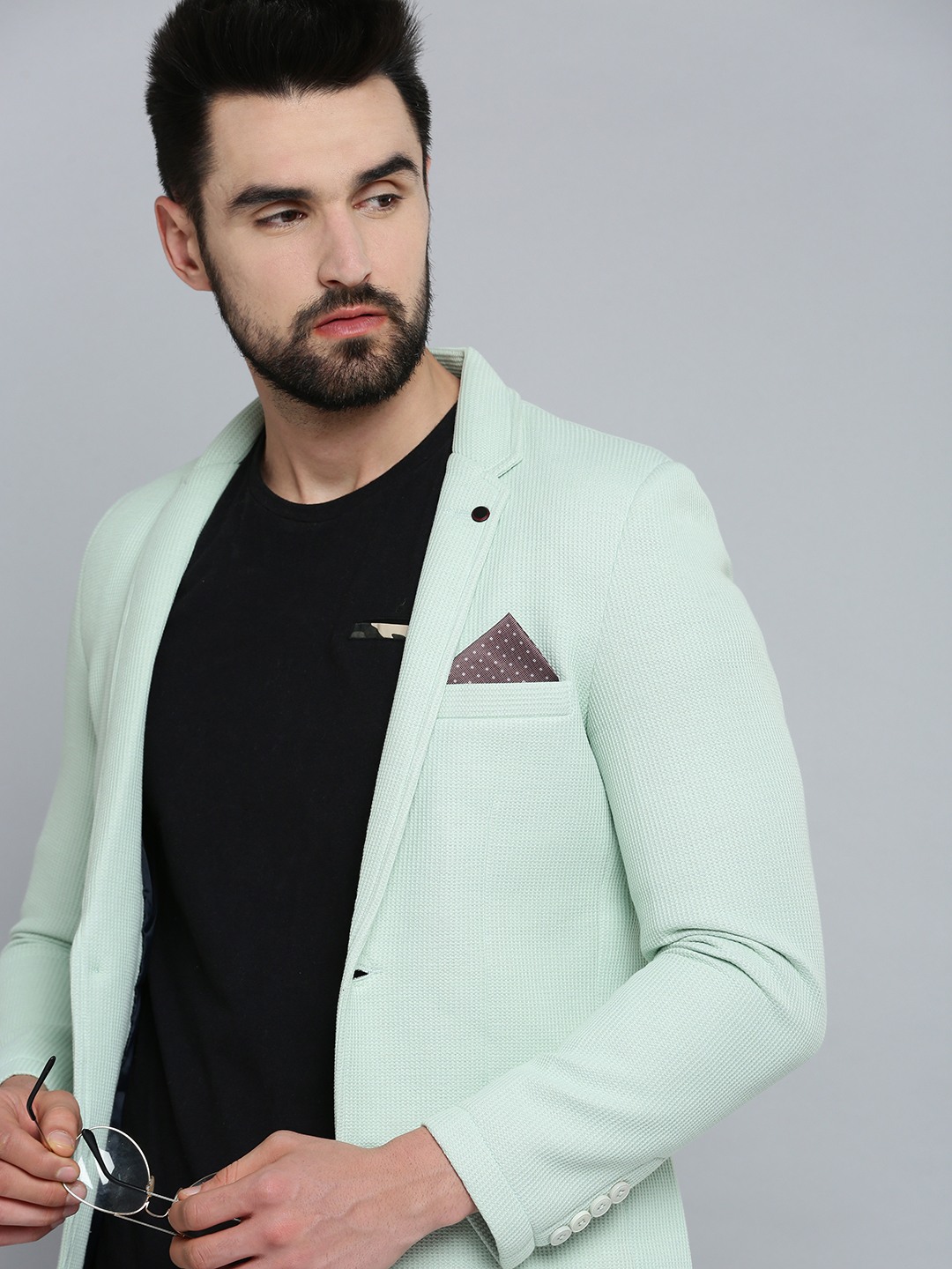 Sea green best sale colour blazer
