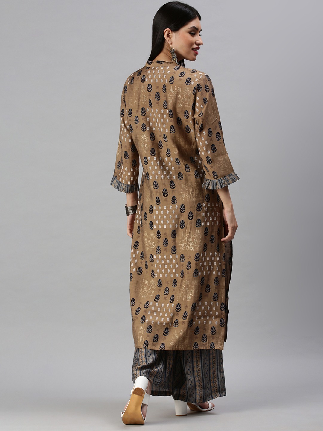 SHOWOFF Women's Casual Ethnic Motifs Kurta Set