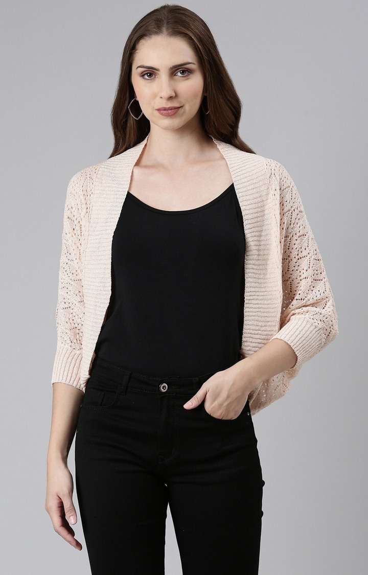 Peach discount shrug cardigan