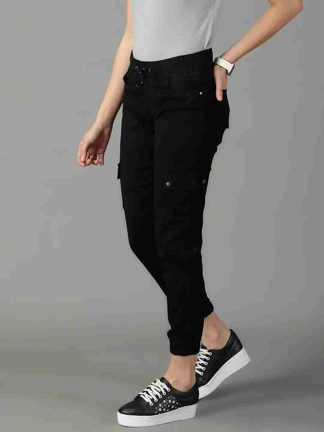 Jogger best sale jeans black