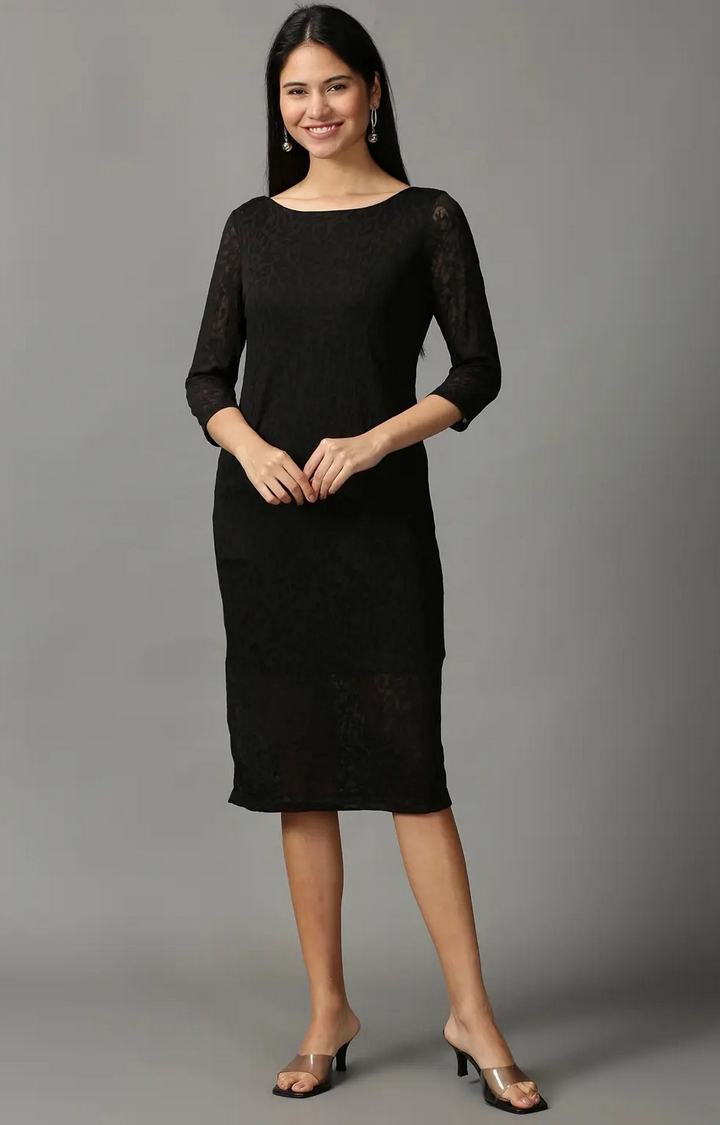 ANBICH DESIGNS Women Bodycon Black Dress - Buy ANBICH DESIGNS Women Bodycon  Black Dress Online at Best Prices in India | Flipkart.com