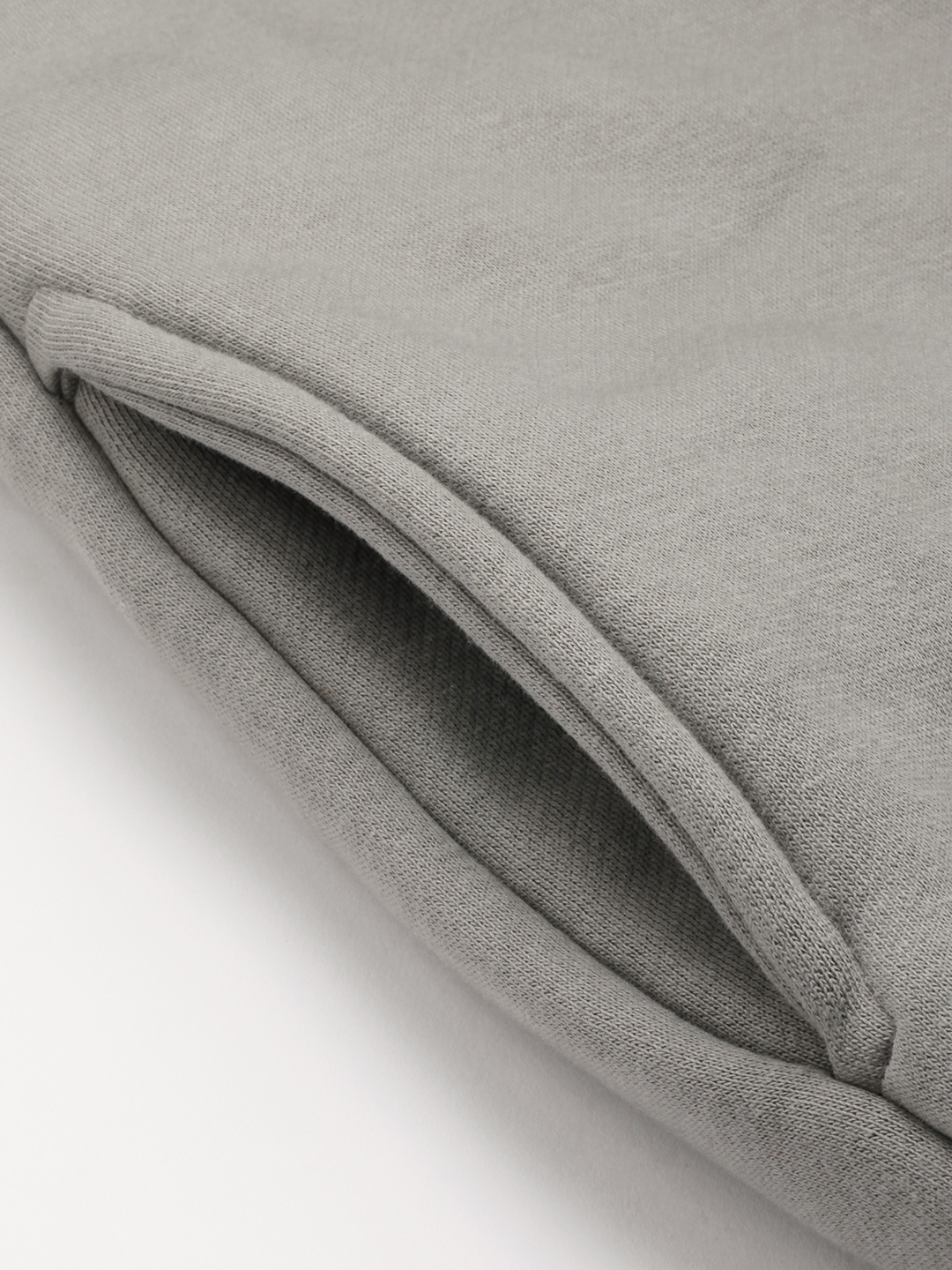 Showoff | SHOWOFF Men Grey Solid Shirt Collar Full Sleeves Front-Open Sweatshirt 6