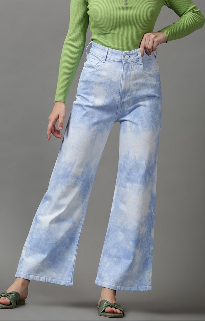 Showoff | SHOWOFF Women Blue Solid  Regular Fit Jeans 0