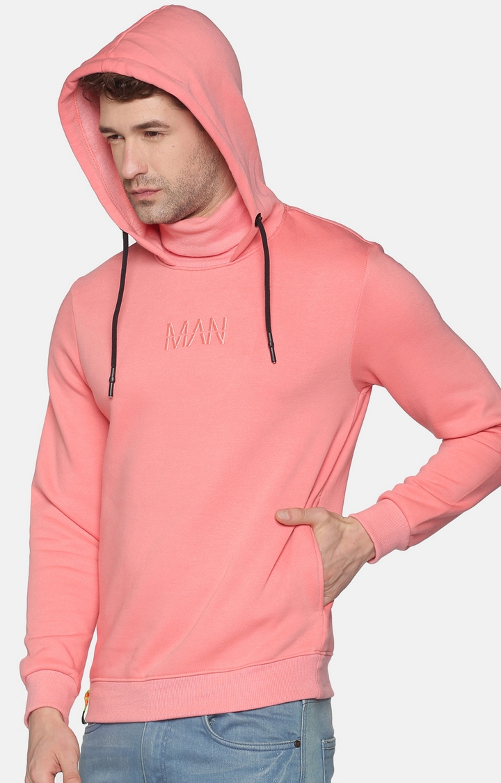 Showoff | SHOWOFF Men's  Casual Pink SweatShirt 2