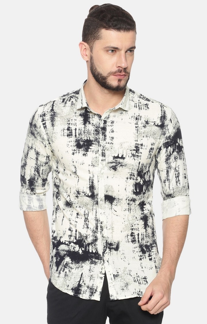 Showoff | SHOWOFF Men's Casual Printed Shirt 0