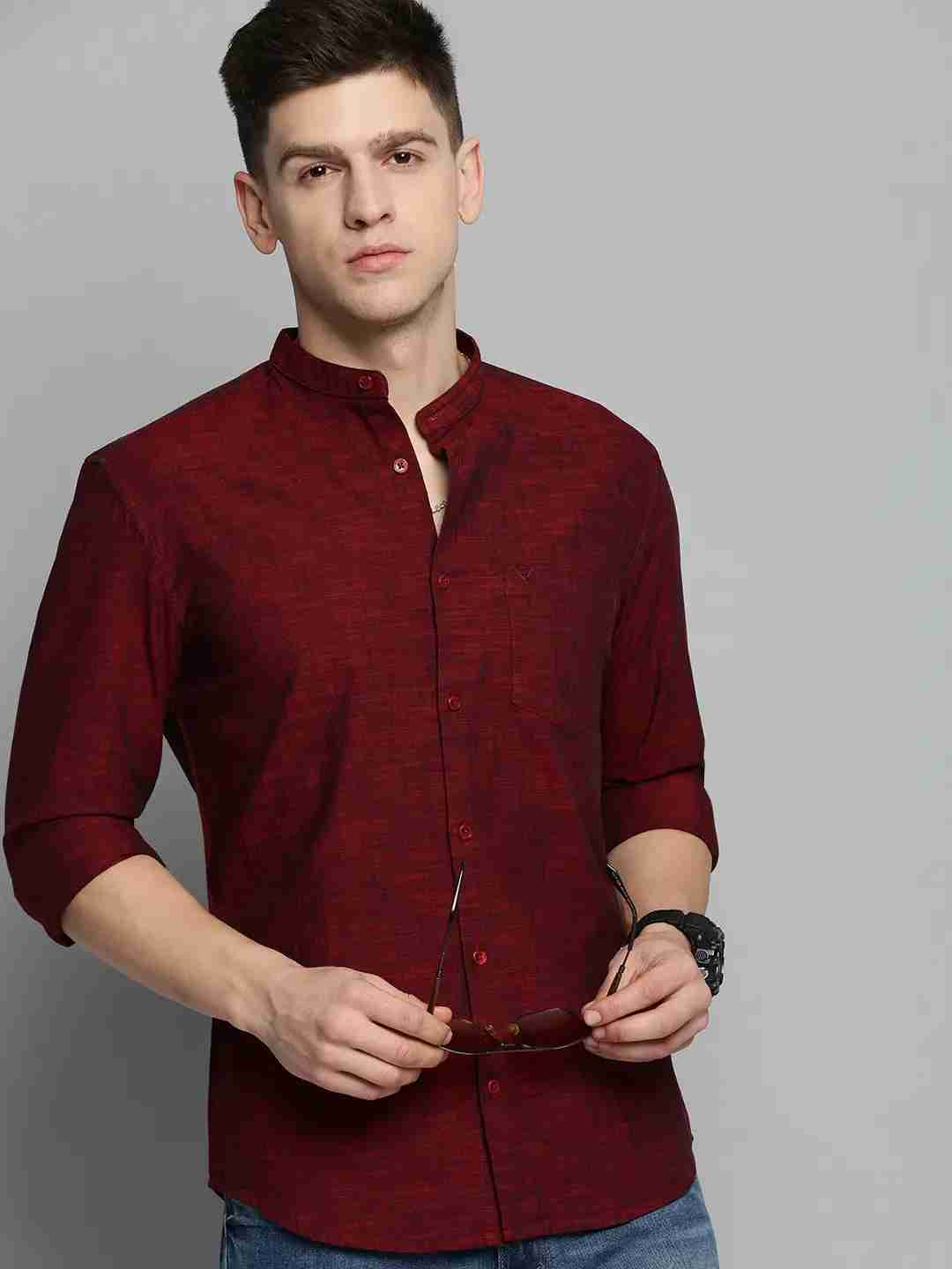 Mens burgundy dress shirt new arrivals
