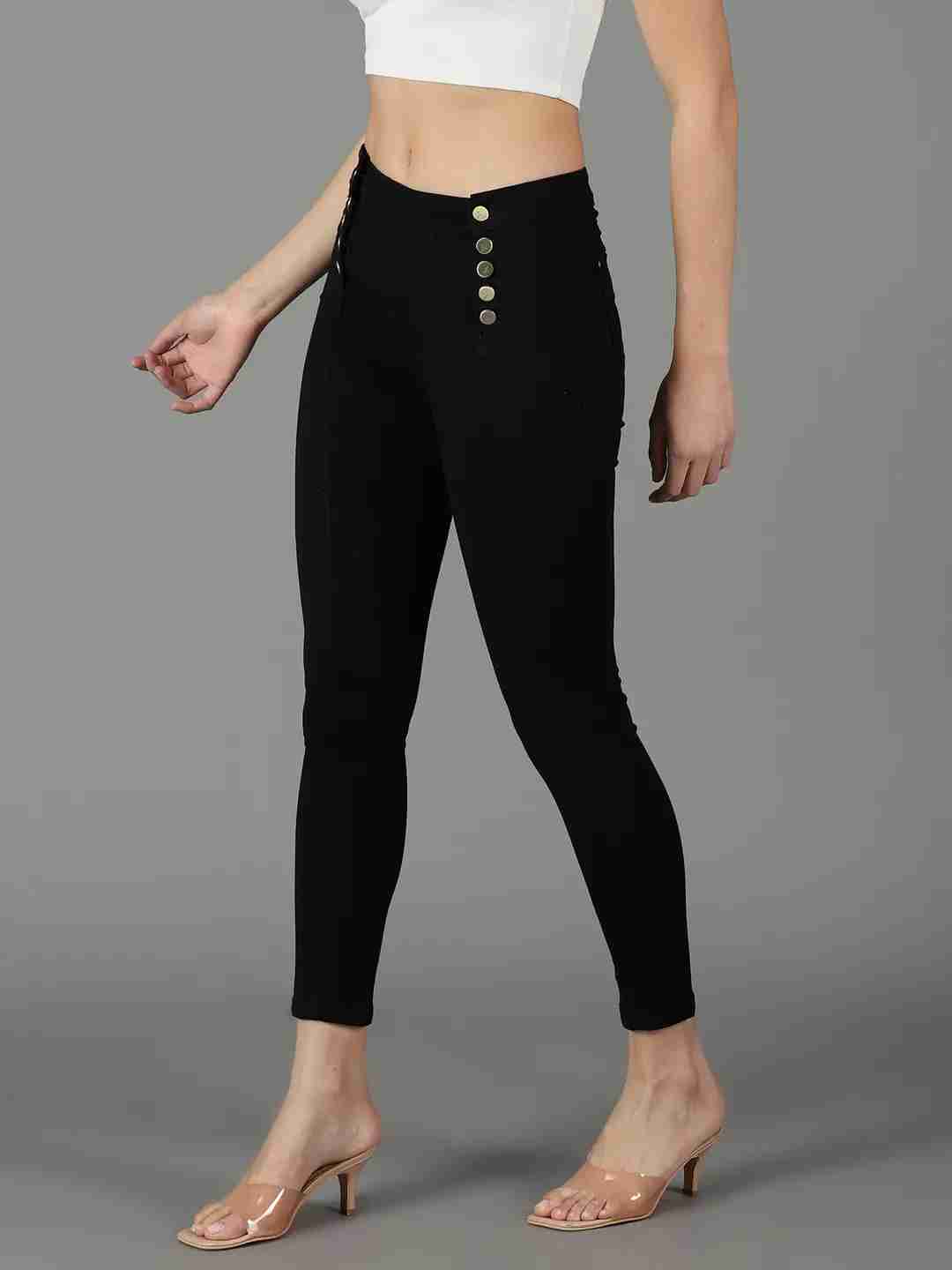 SHOWOFF Women Black Solid  Skinny Fit Jeans