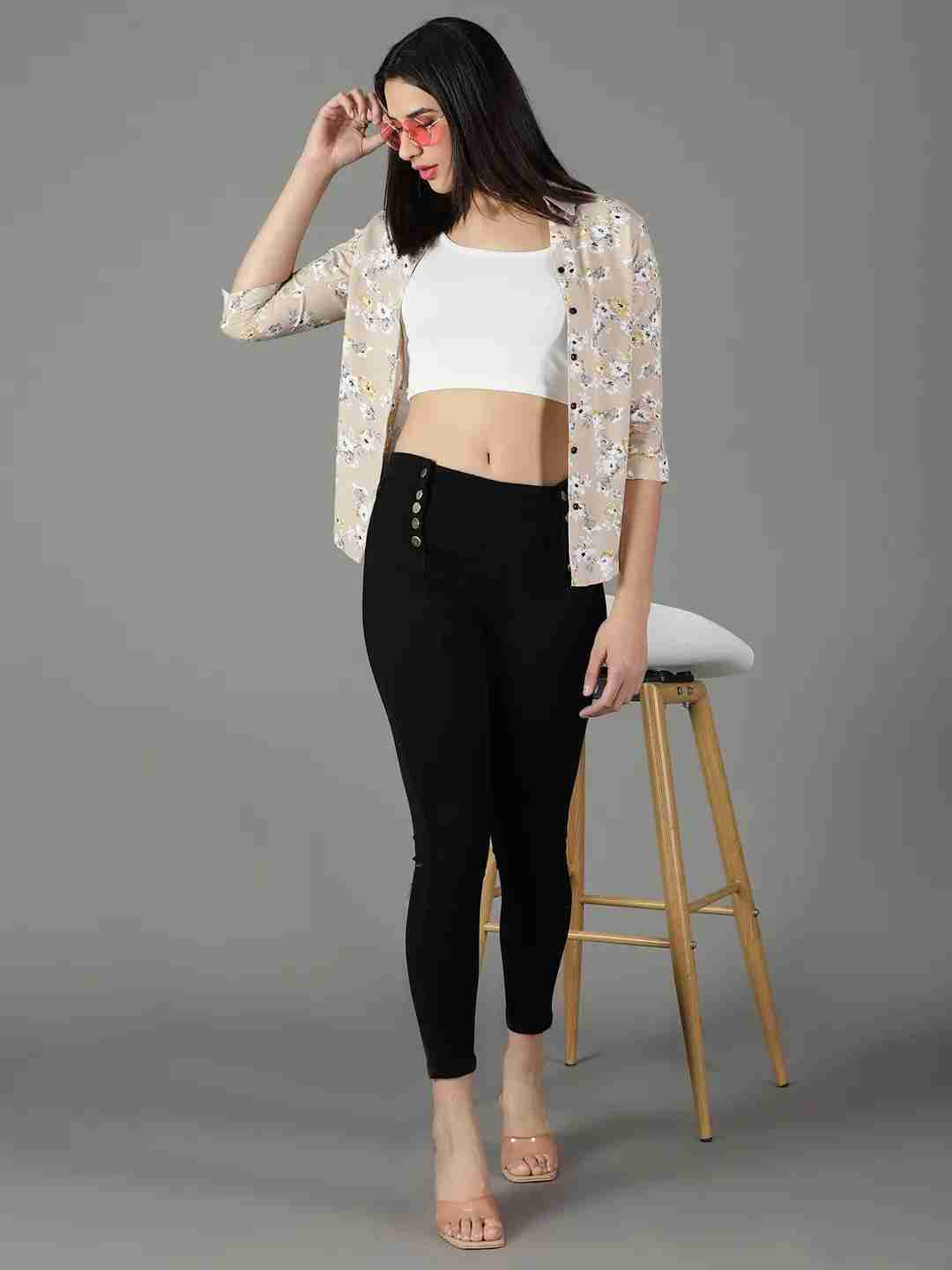 SHOWOFF Women Black Solid  Skinny Fit Jeans
