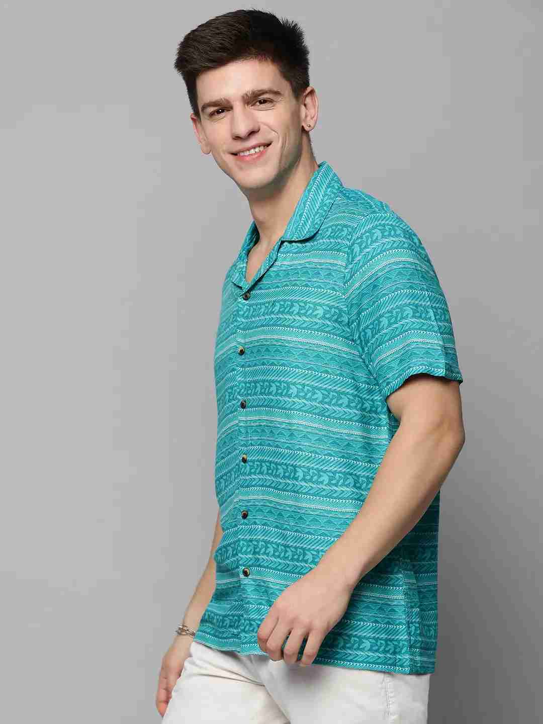 Turquoise cheap blue shirt