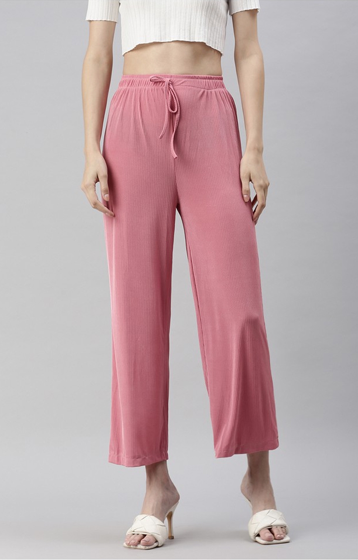 Adhisa Regular Fit Women Pink Trousers - Buy Adhisa Regular Fit Women Pink  Trousers Online at Best Prices in India | Flipkart.com