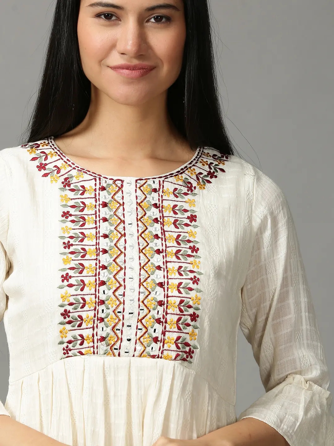 Embroidered Blouse Designs for Churidar Kurta and Sari Indian Clothing