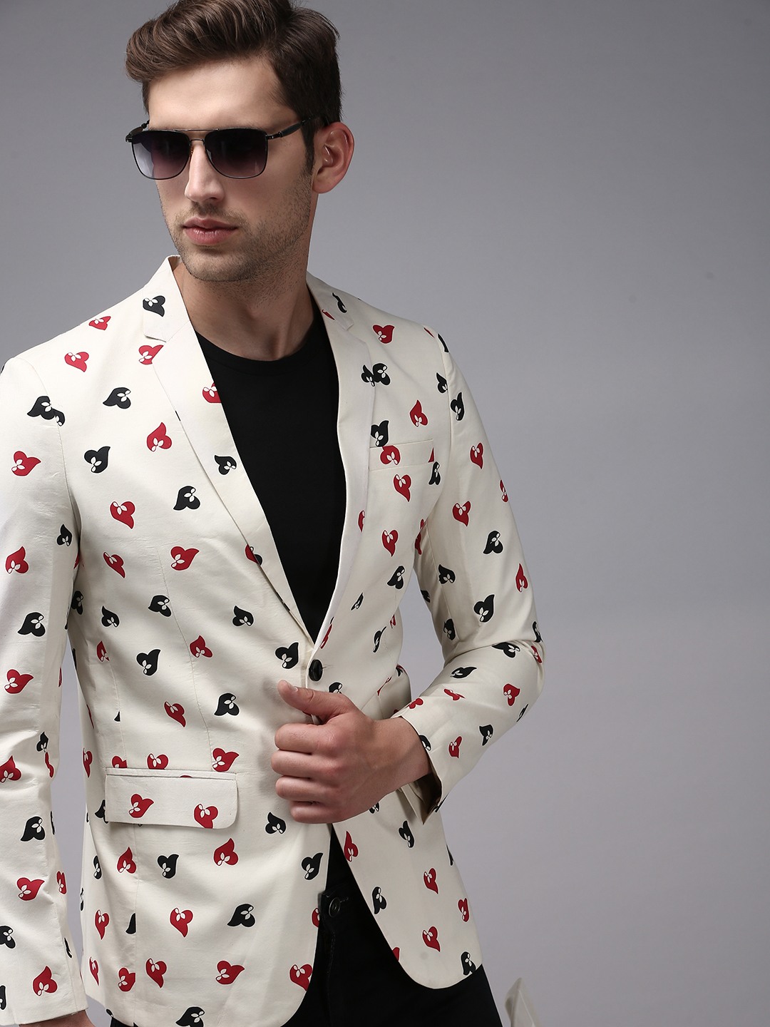 Printed blazers design clearance for mens