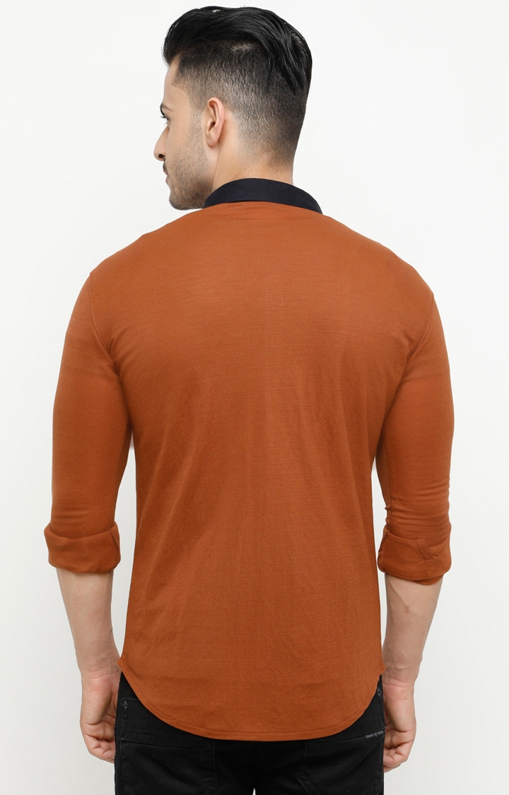 Showoff | SHOWOFF Men's Full Sleeve Slim Fit Solid Casual Shirt 3