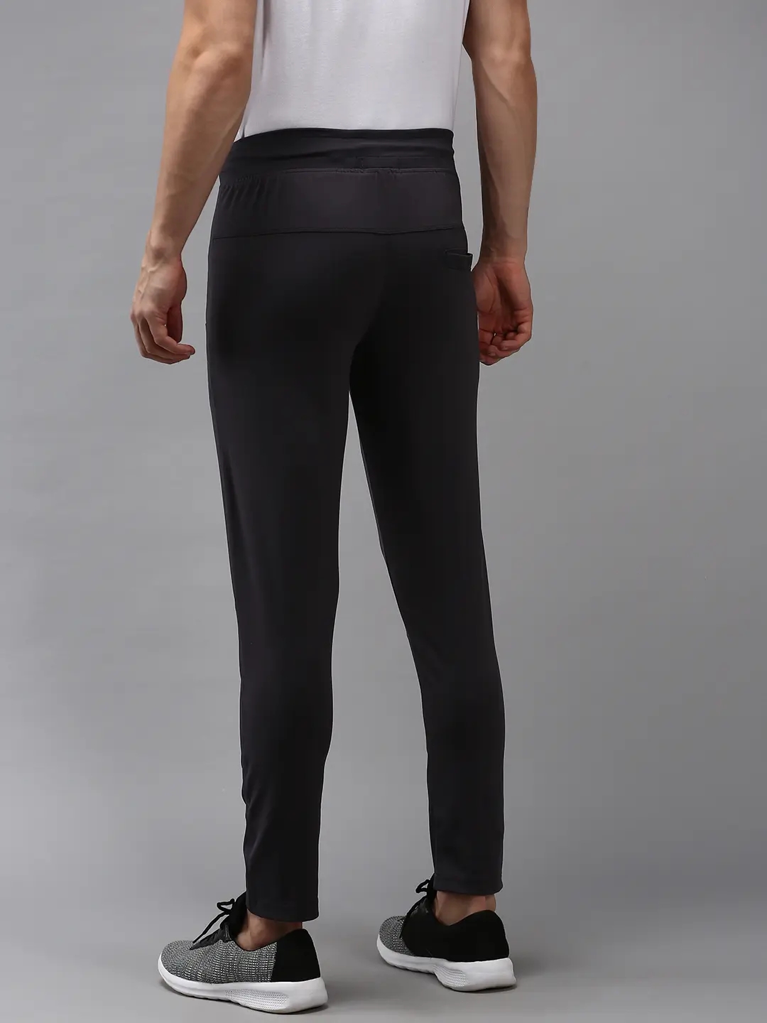 Showoff | SHOWOFF Men's Grey Regular Fit Solid Track Pant 2