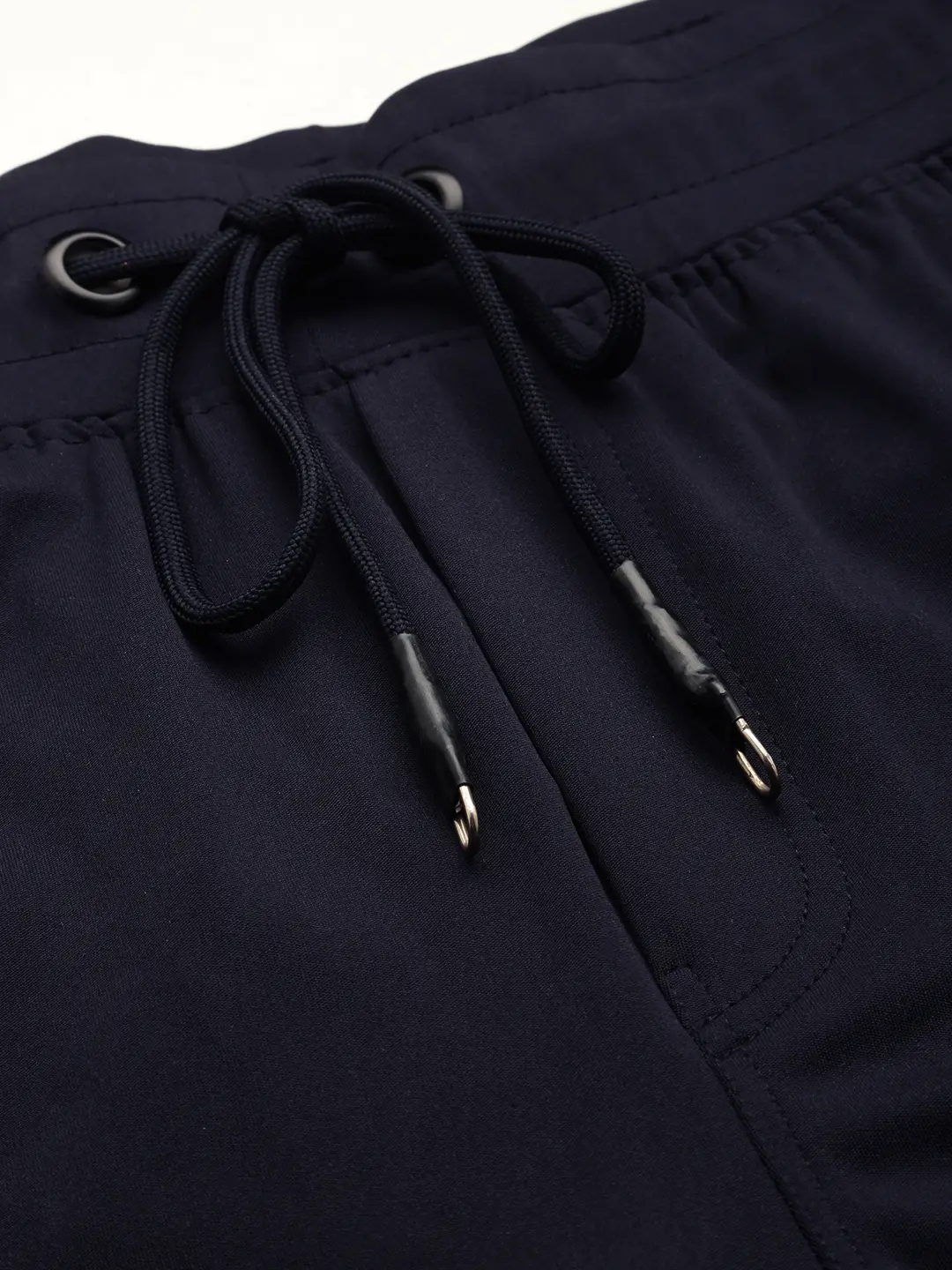 Showoff | SHOWOFF Men Navy Blue Solid  Regular Fit Track Pant 5