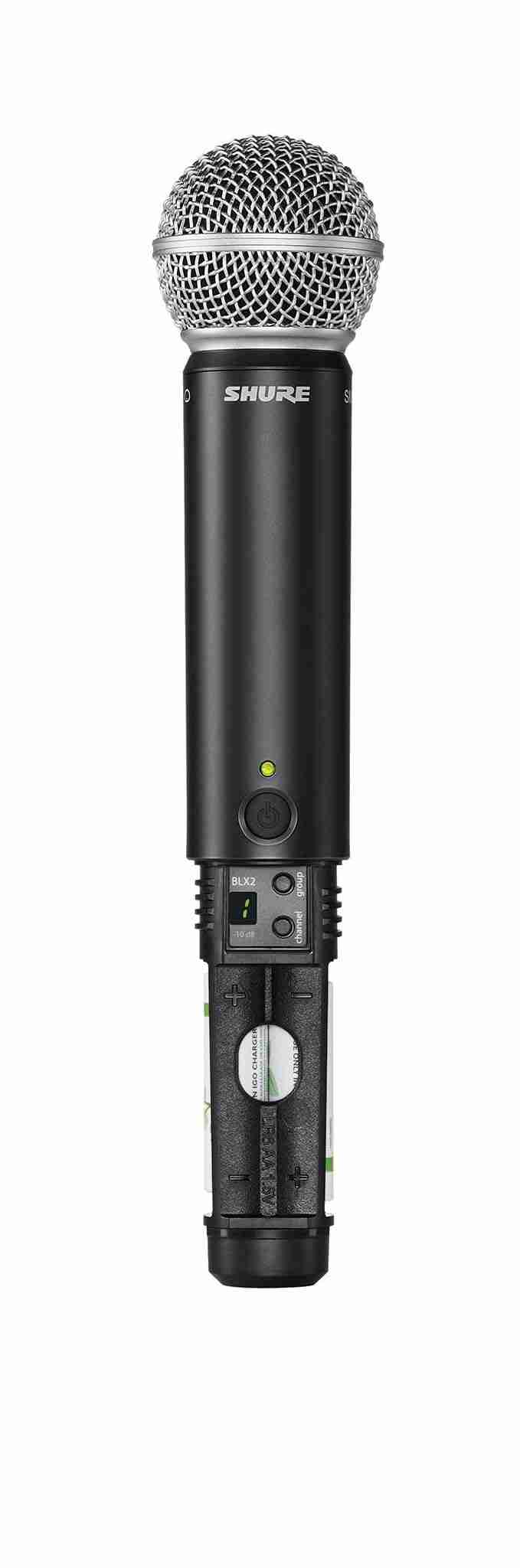 Shure BLX24R/SM58 Professional UHF Wireless Vocal System with SM58 Handheld Microphone 9