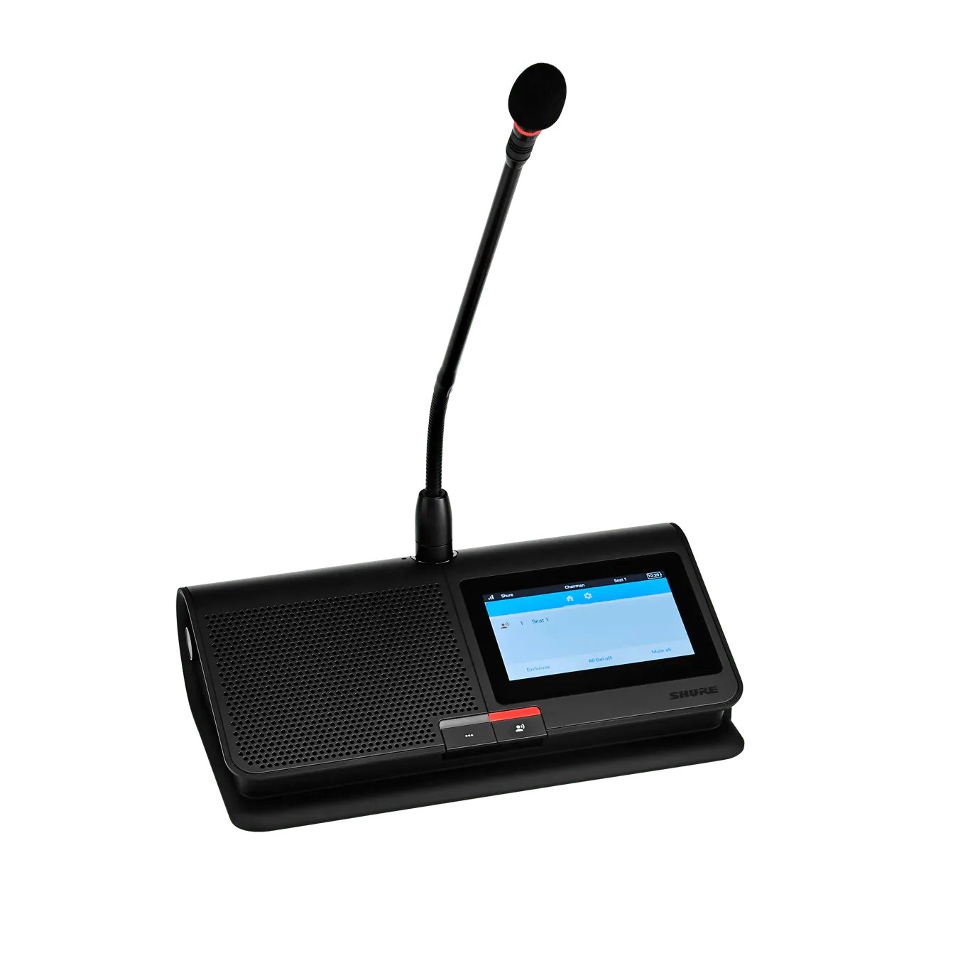 وحدة مؤتمرات لاسلكية Shure MXCW640 بشاشة لمس 4.3 إنش 7