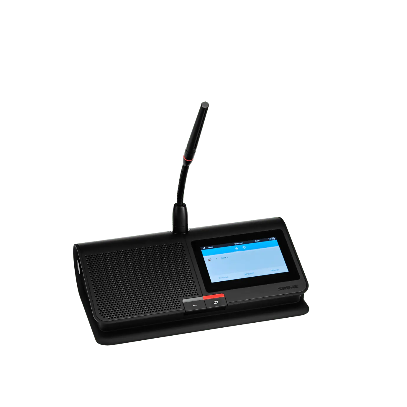 وحدة مؤتمرات لاسلكية Shure MXCW640 بشاشة لمس 4.3 إنش 8