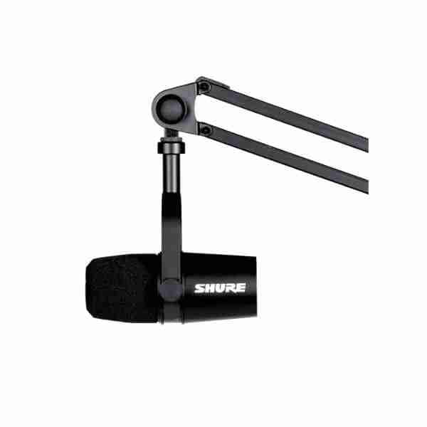 Shure MV7-K Hybrid USB/XLR Dynamic Podcast Microphone, Black