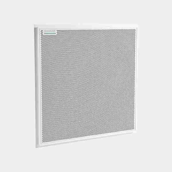 Shure MXA902W-S-60CM Integrated Ceiling Array Microphone and Loudspeaker, White 1