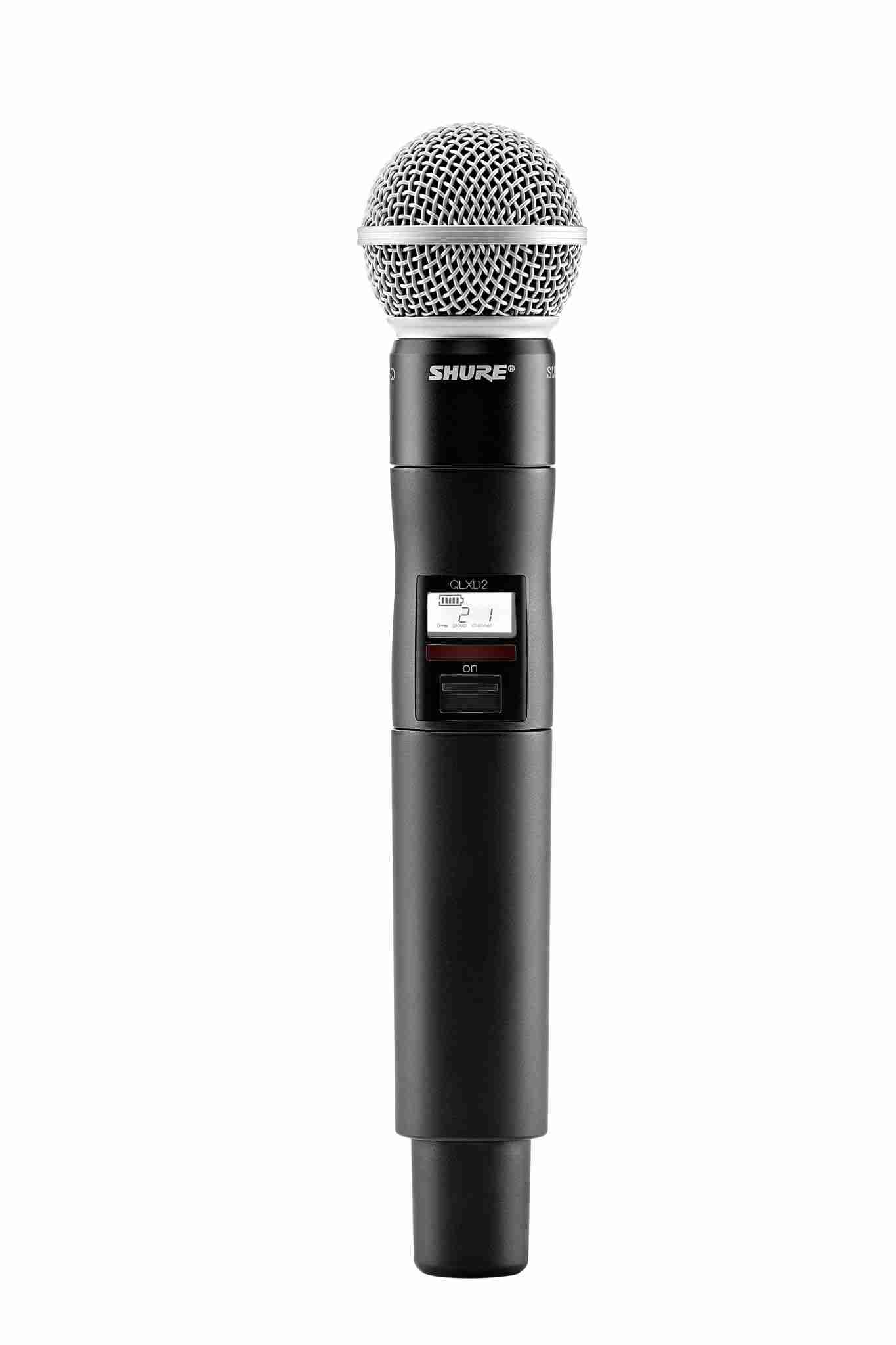 Shure QLXD2/SM58 Wireless Handheld Transmitter with SM58 Capsule 6