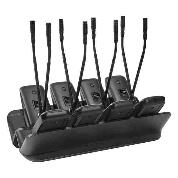 Shure MXWNDX8GUK 8-Bay Networked Charging Dock for Microflex Wireless NEXT 2