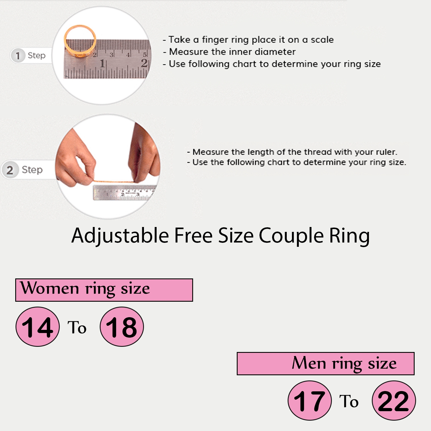 SILVER SHINE |  Adjustable Stylish Couple Rings Set for lovers with 2 Piece Red Rose Gift Box Silver Plated Stylish Ring for Men and Women  3