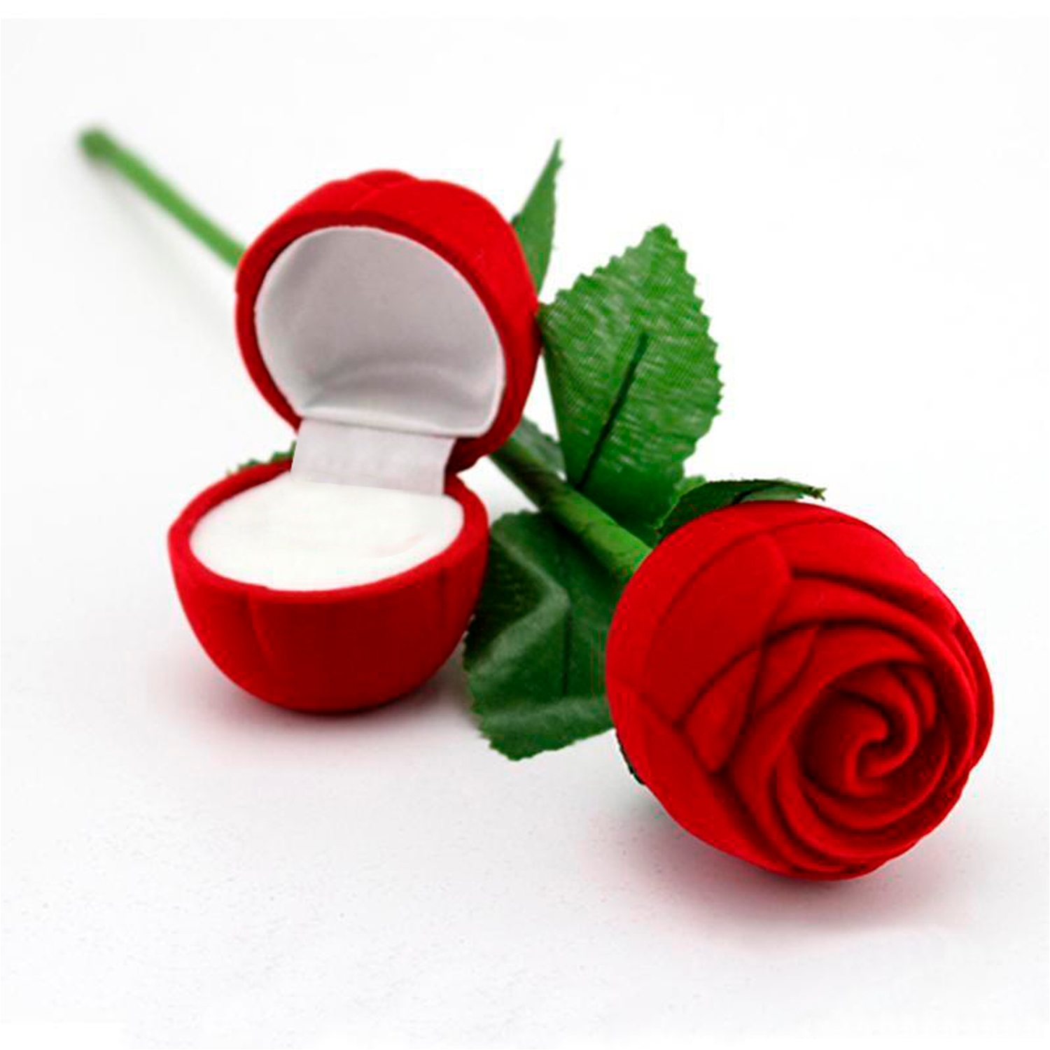 SILVER SHINE |  Adjustable Stylish Couple Rings Set for lovers with 2 Piece Red Rose Gift Box Silver Plated Stylish Ring for Men and Women  4