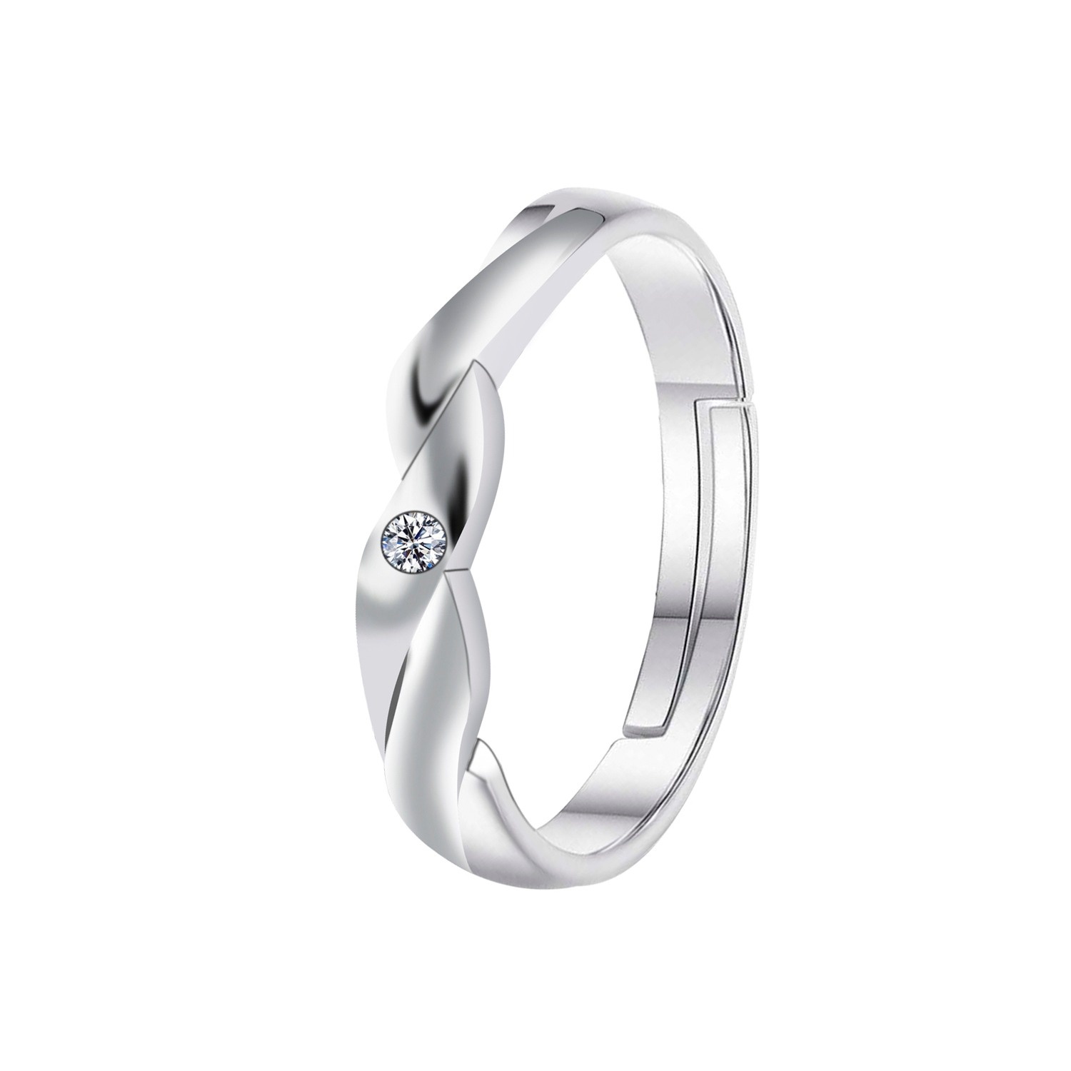 Silver couple rings in online grt with price