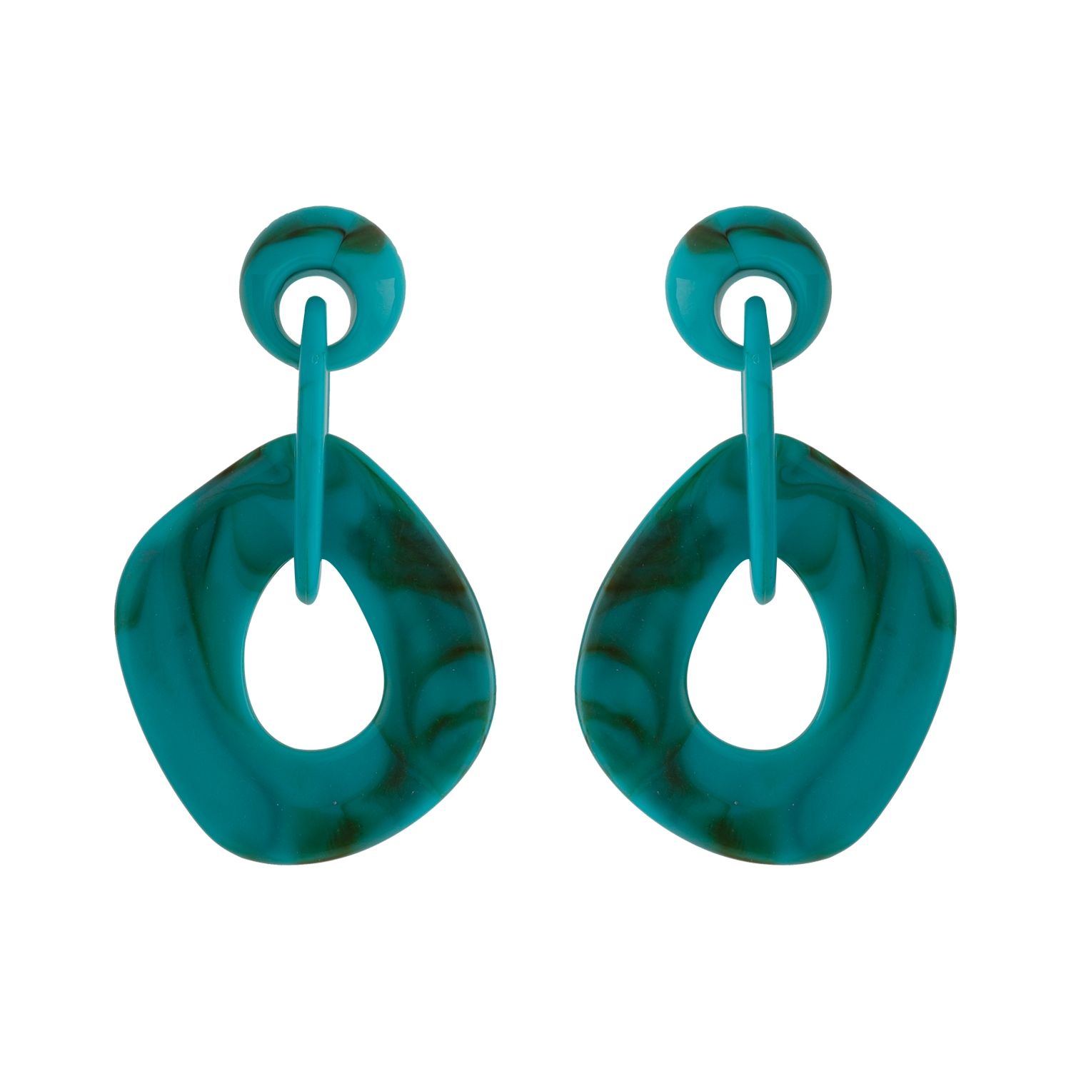 SILVER SHINE |  Elegant Ocean Blue Designer Partywear Earring For Girls And Women Jewellery 3