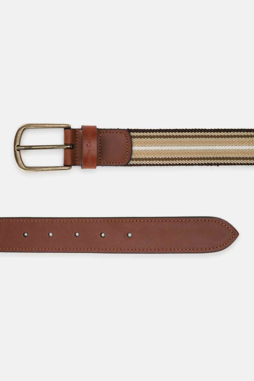 Simon Carter Beige Belt