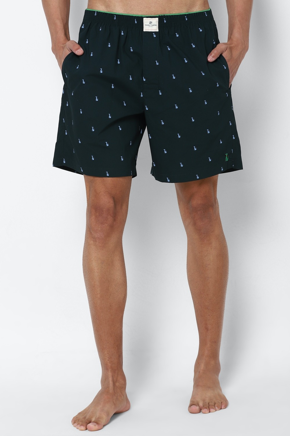 Simon Carter Green Boxer Shorts
