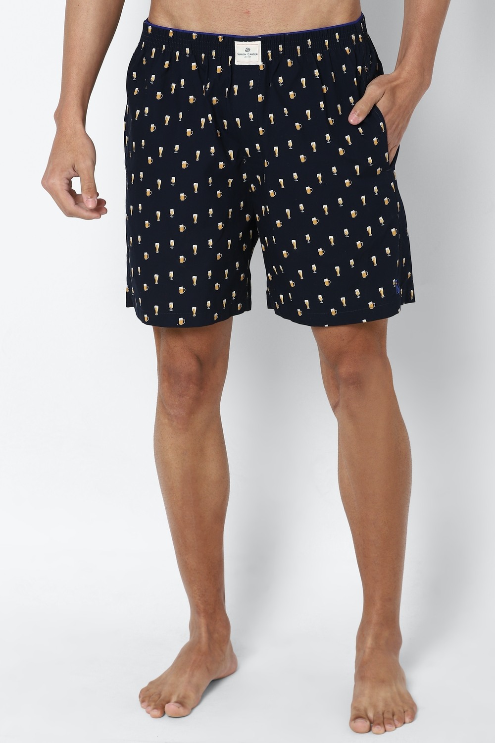 Simon Carter Navy Boxer Shorts