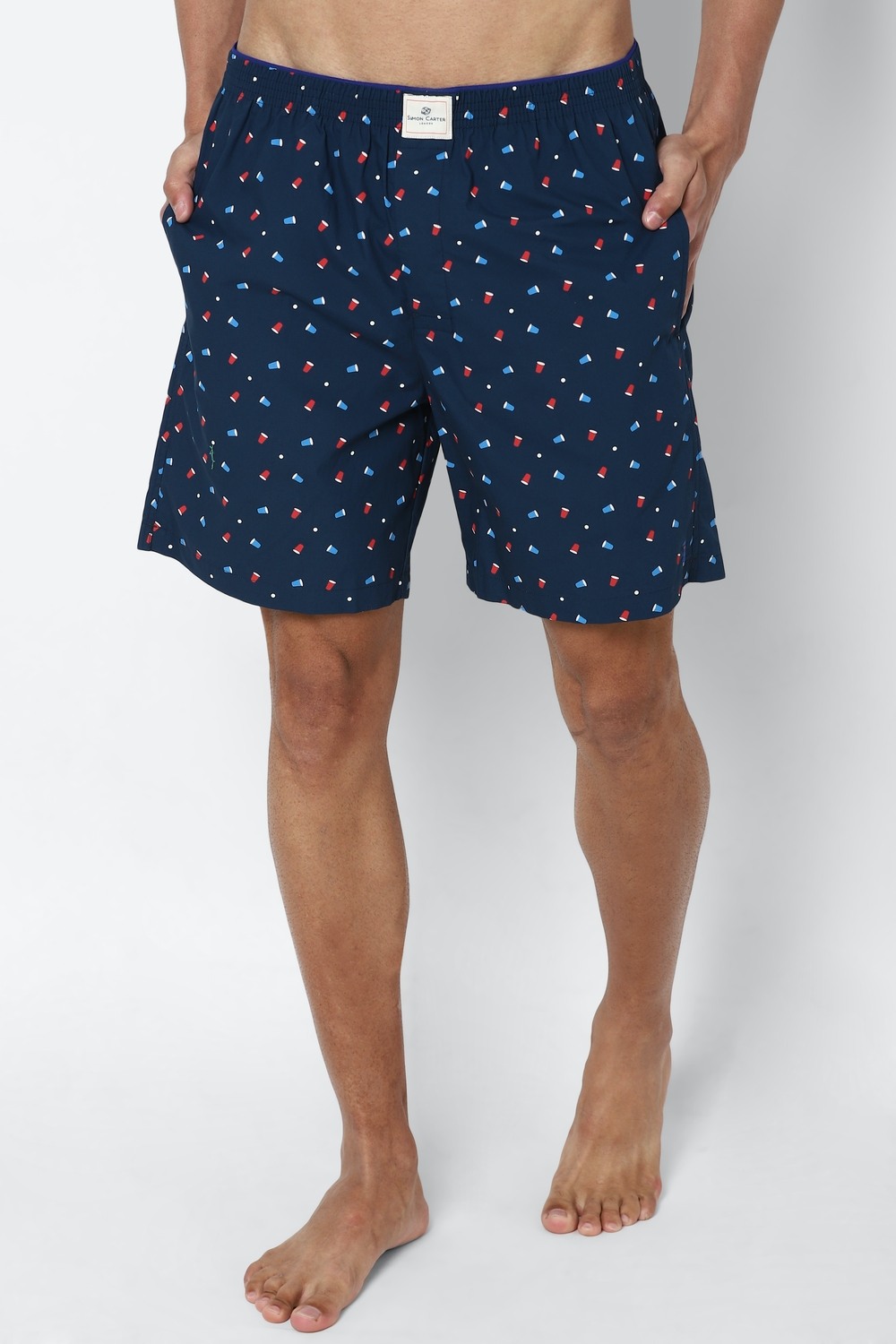 Simon Carter Navy Boxer Shorts