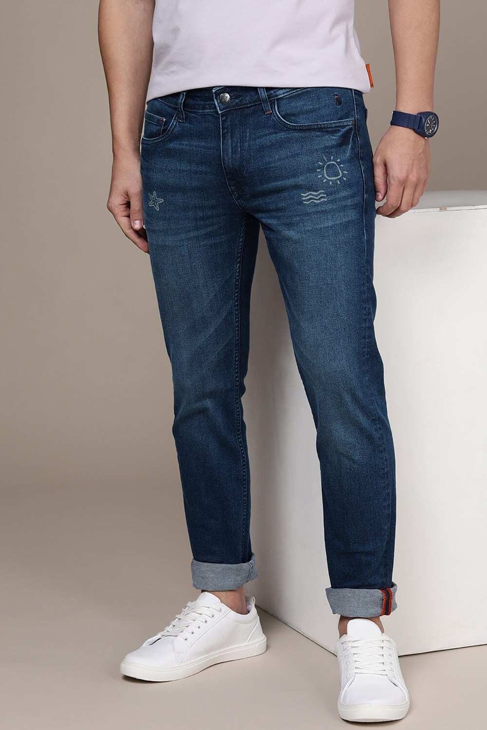 Simon Carter Navy Jeans