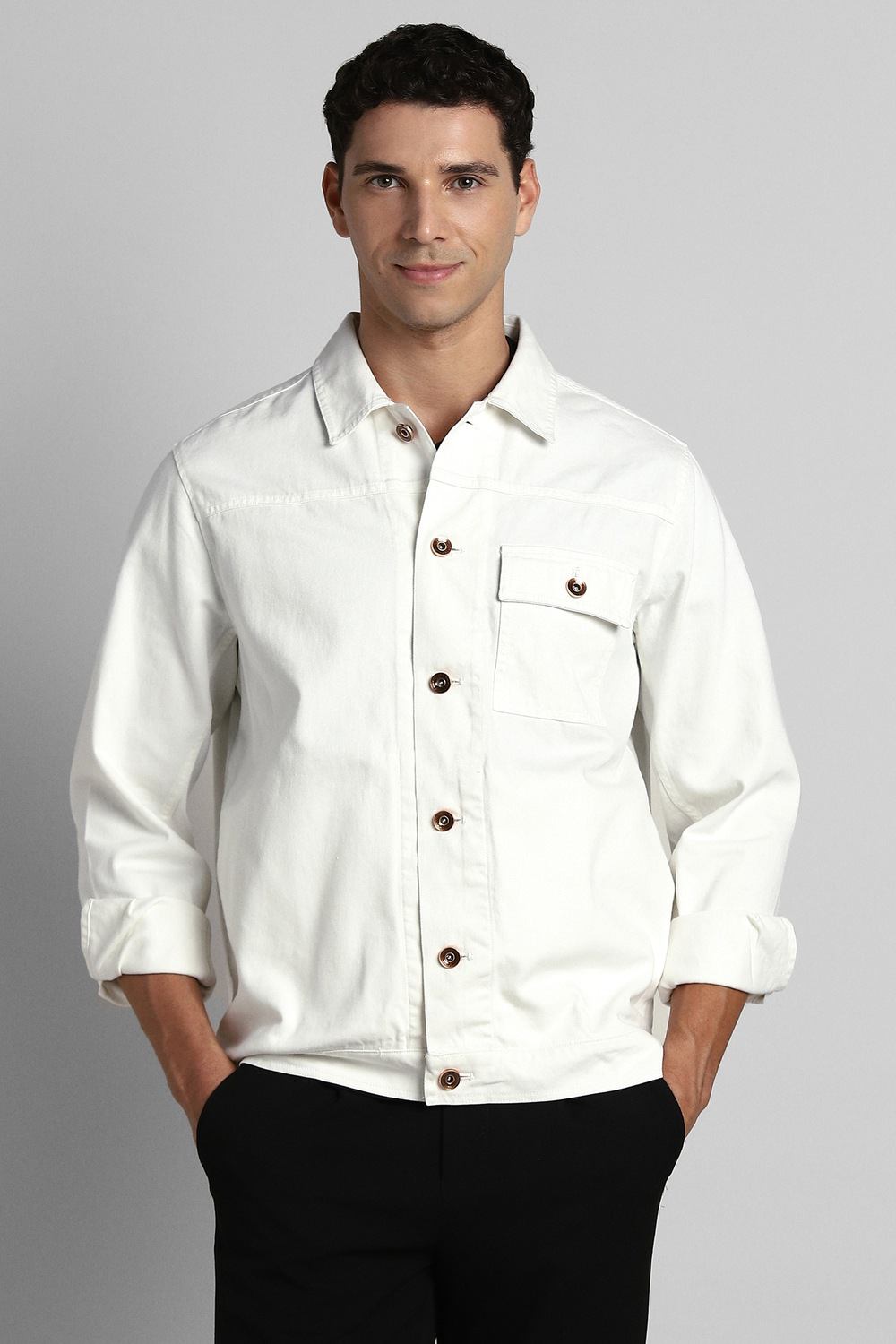 Simon Carter White Shacket