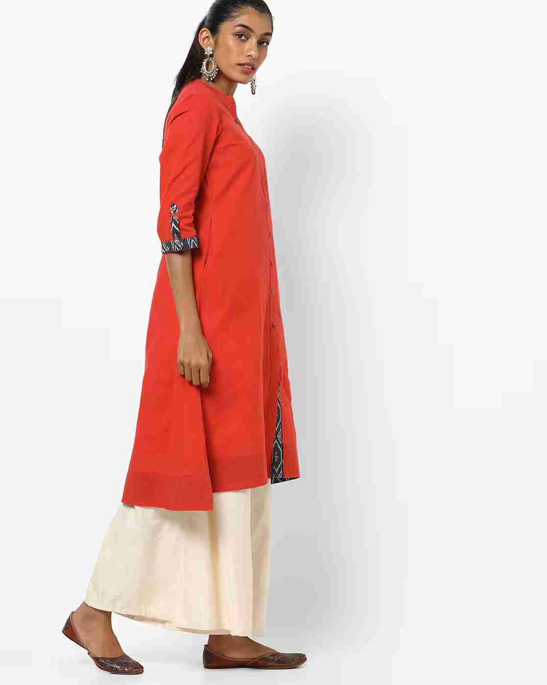 SIYAHI | A-line Kurta with Insert Pocket|1