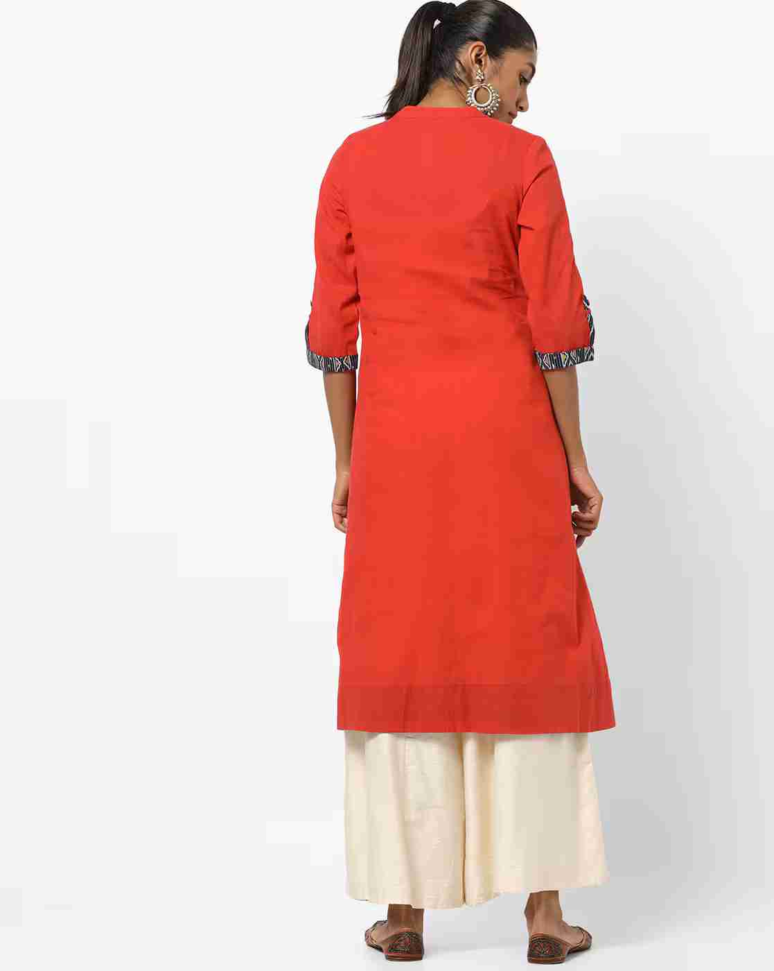 SIYAHI | A-line Kurta with Insert Pocket|2