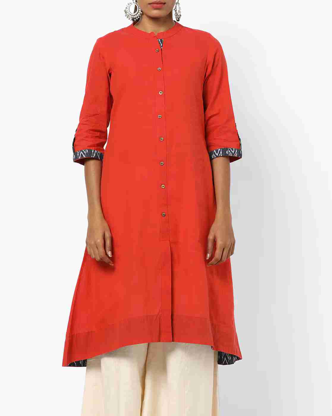 SIYAHI | A-line Kurta with Insert Pocket|3