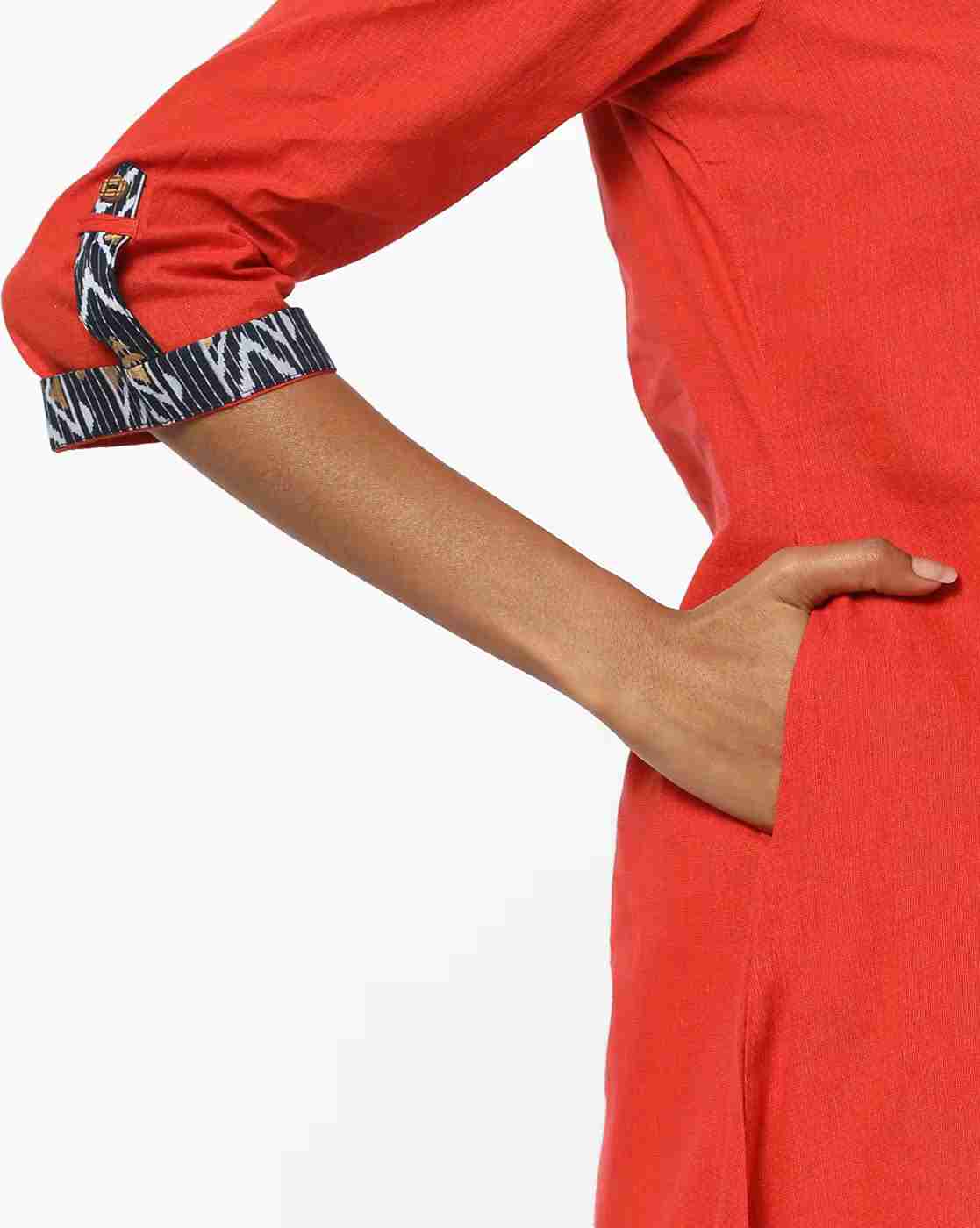 SIYAHI | A-line Kurta with Insert Pocket|5