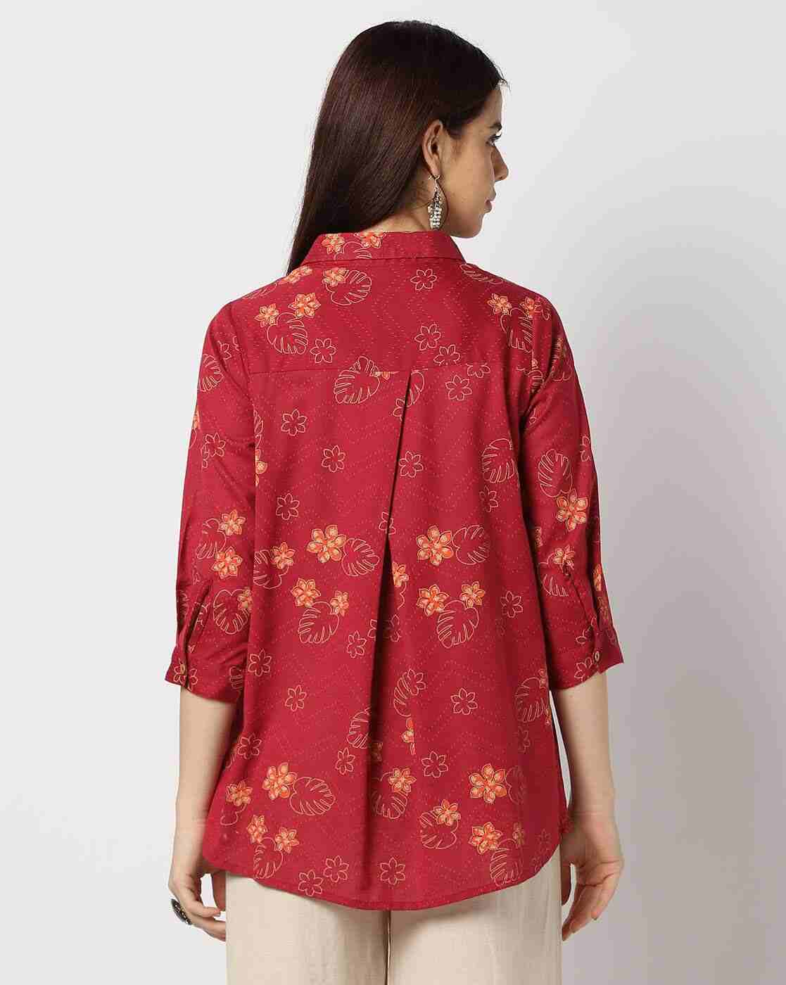 SIYAHI | Women Printed Regular Fit Shirt|2